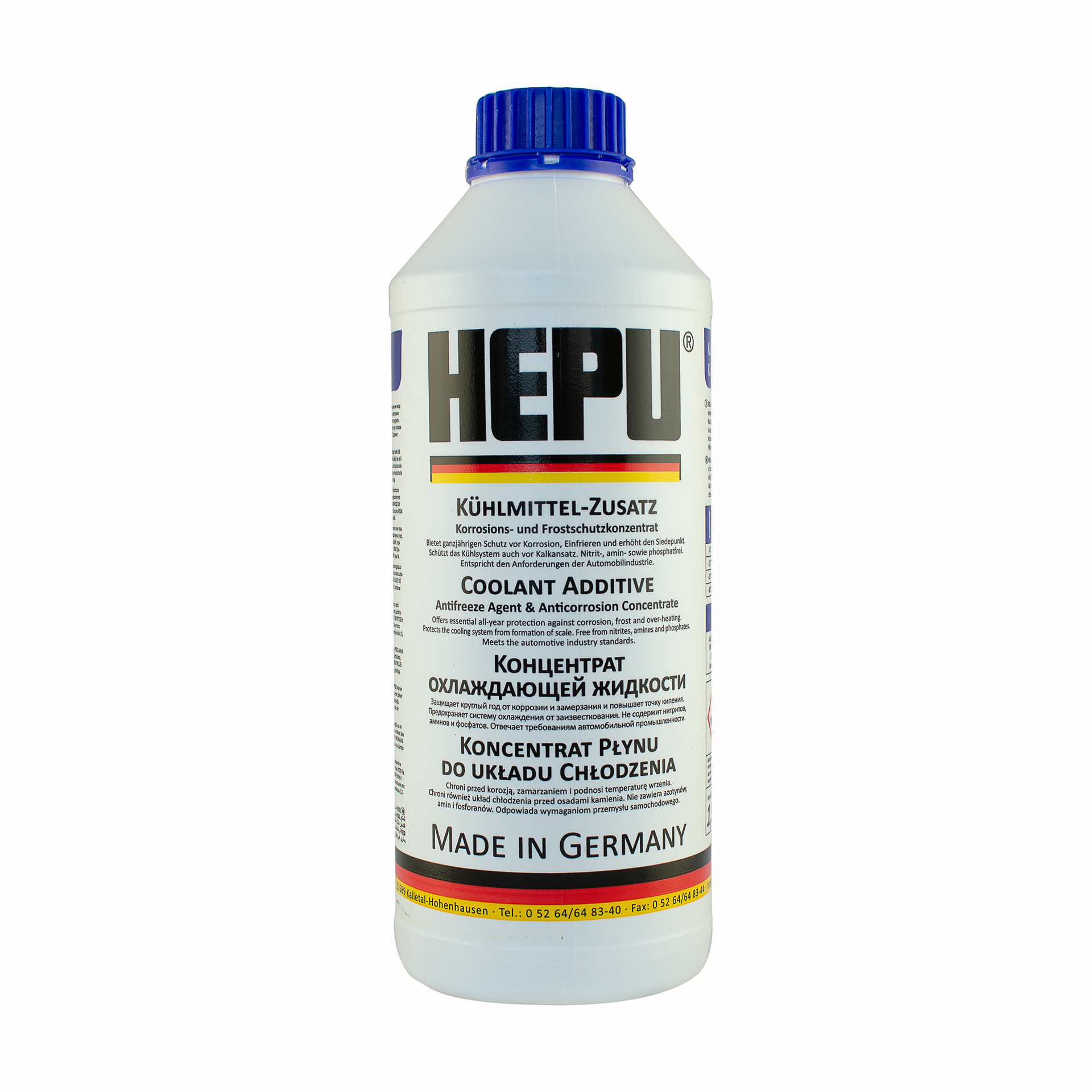 HEPU G11 концентрат антифриза 1,5 л синий