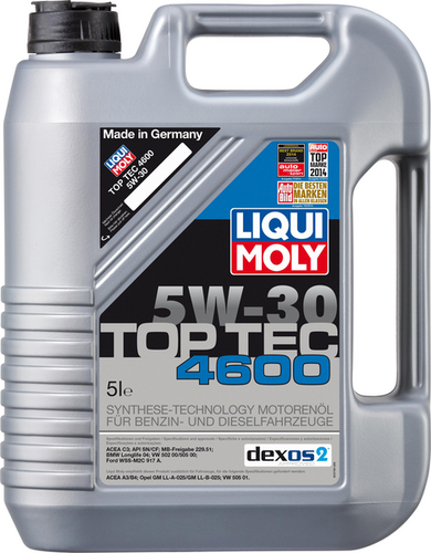 LiquiMoly 5W30 Top Tec 4600 (5L) масло моторное!синт. API SM/CF, ACEA C3